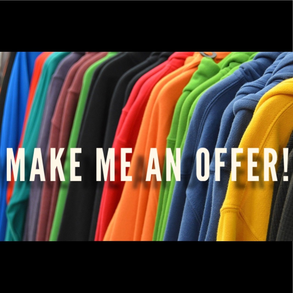 Accepting all reasonable offers. Clearing out my personal closet.